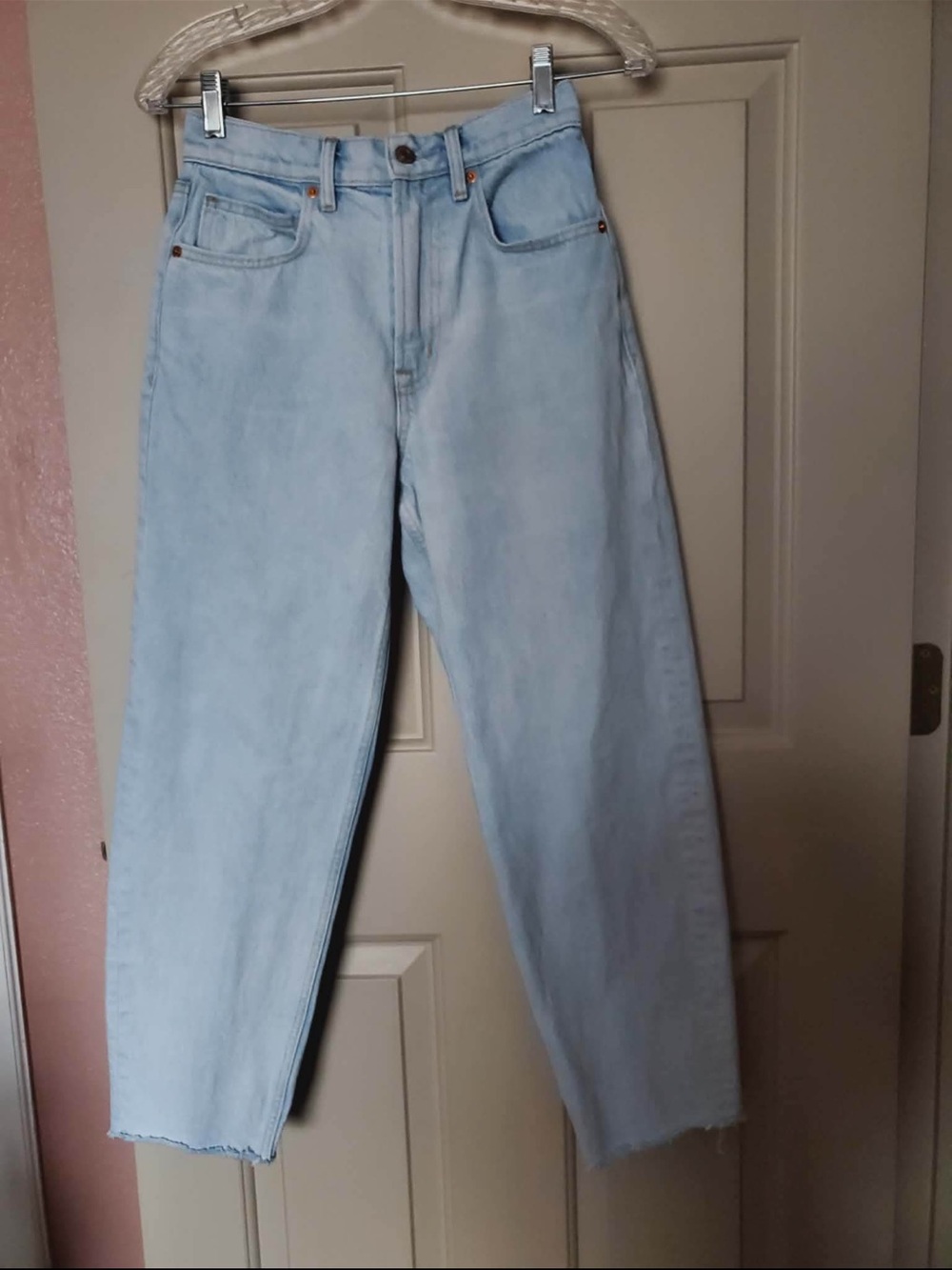 GAP Light Blue Barrel Jeans High Rise Women's Jeans